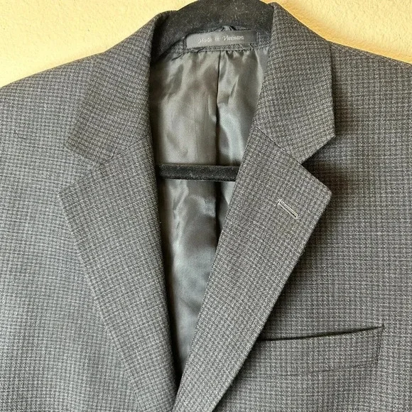 MACY'S MEN'S STORE Andrew Fezza 40R Single Breasted Suit Jacket Sports Coat